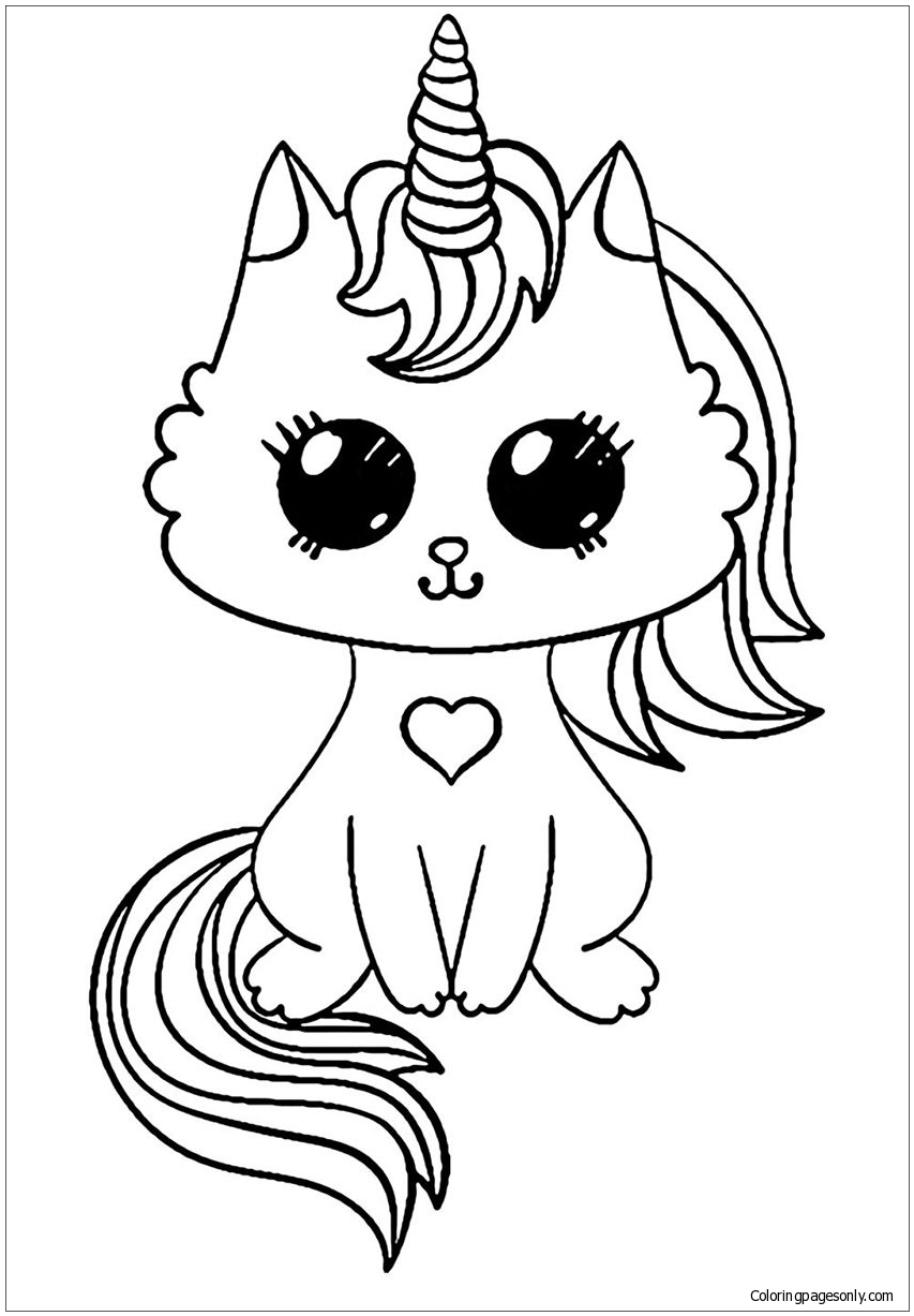 55 Kitty Corn Coloring Pages 27
