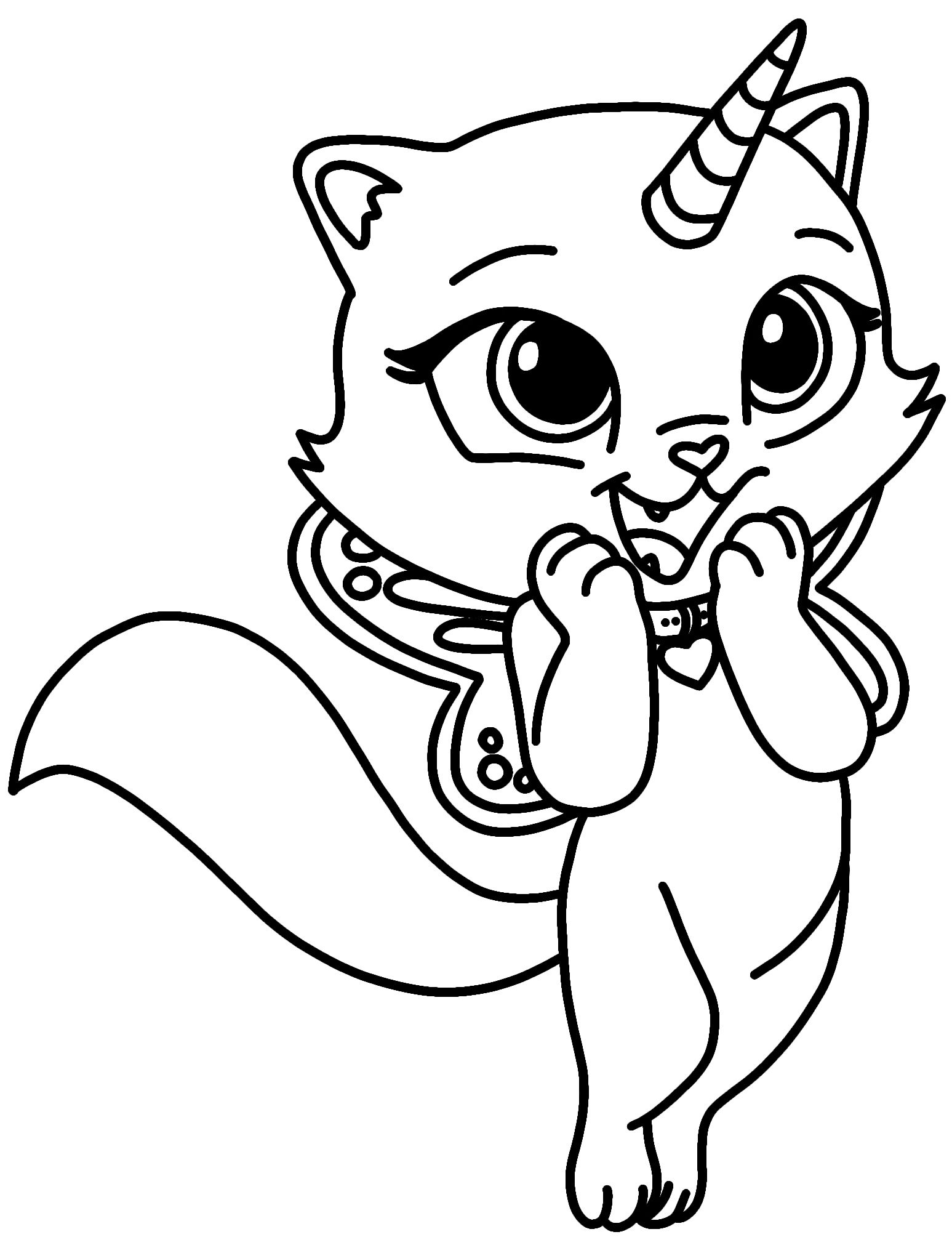 55 Kitty Corn Coloring Pages 39