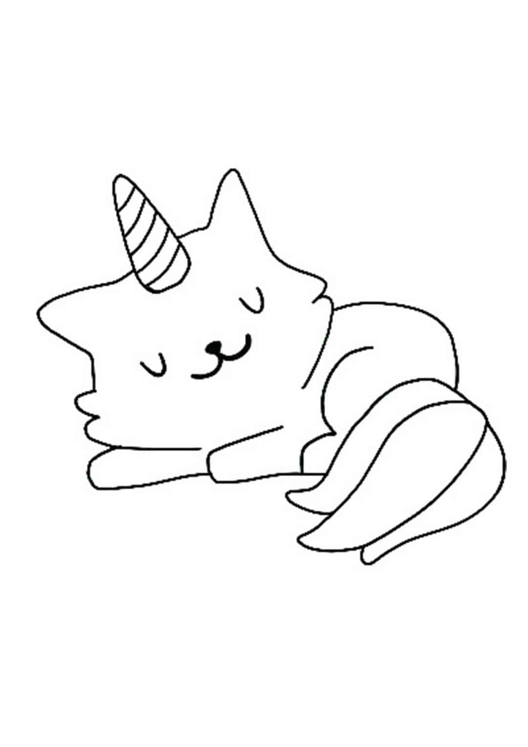 55 Kitty Corn Coloring Pages 47