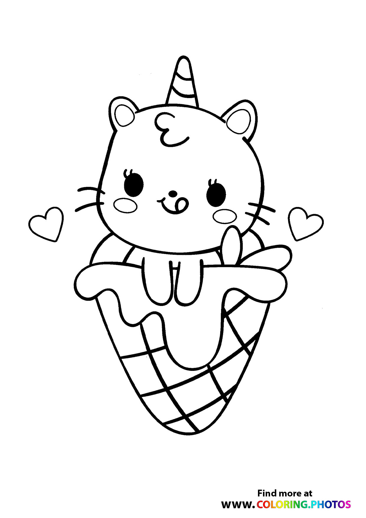 55 Kitty Corn Coloring Pages 54