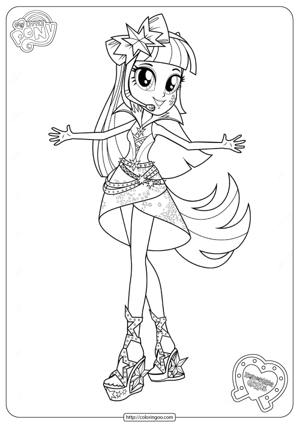 55 Rainbow High Coloring Page 34