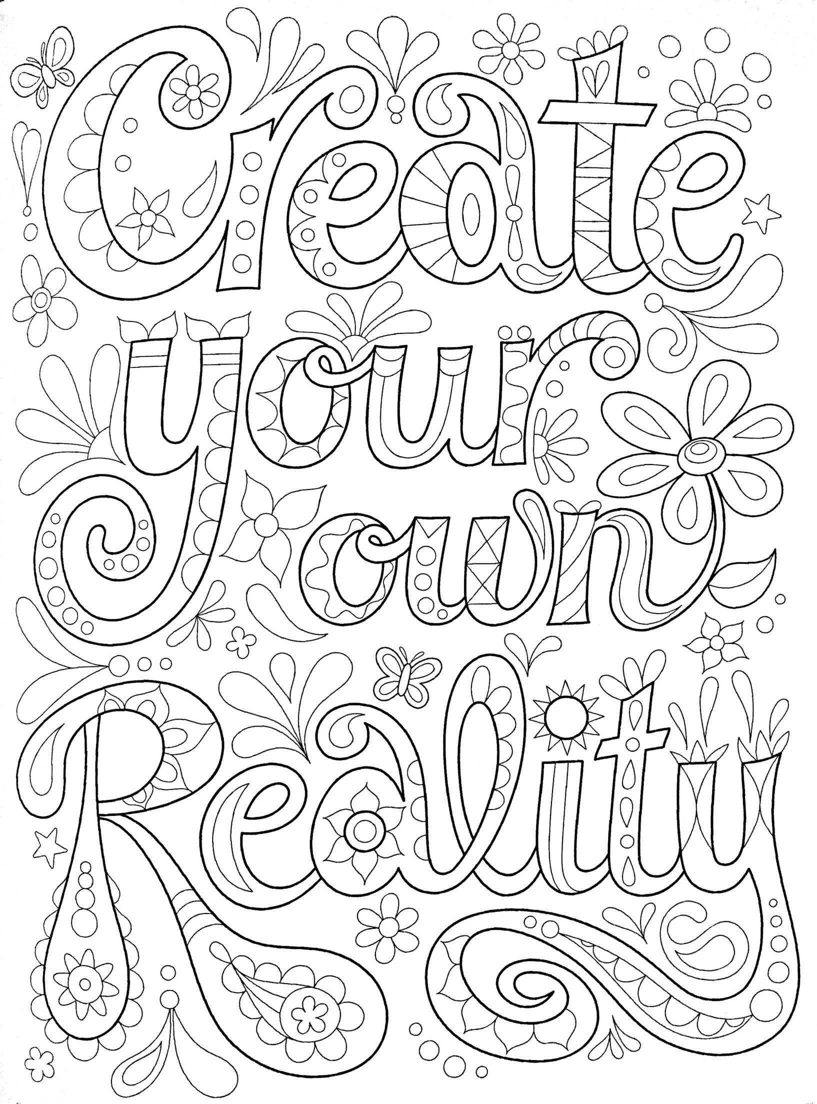 80 Printable Adult Coloring With Markers 38