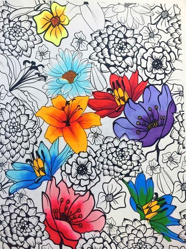 80 Printable Adult Coloring With Markers 41