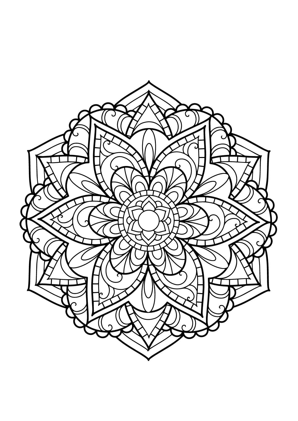 80 Printable Adult Coloring With Markers 43