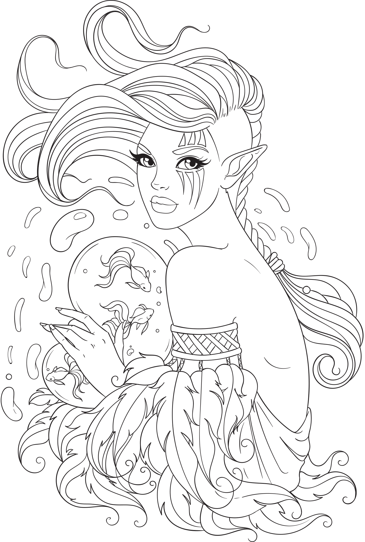 80 Printable Adult Coloring With Markers 73