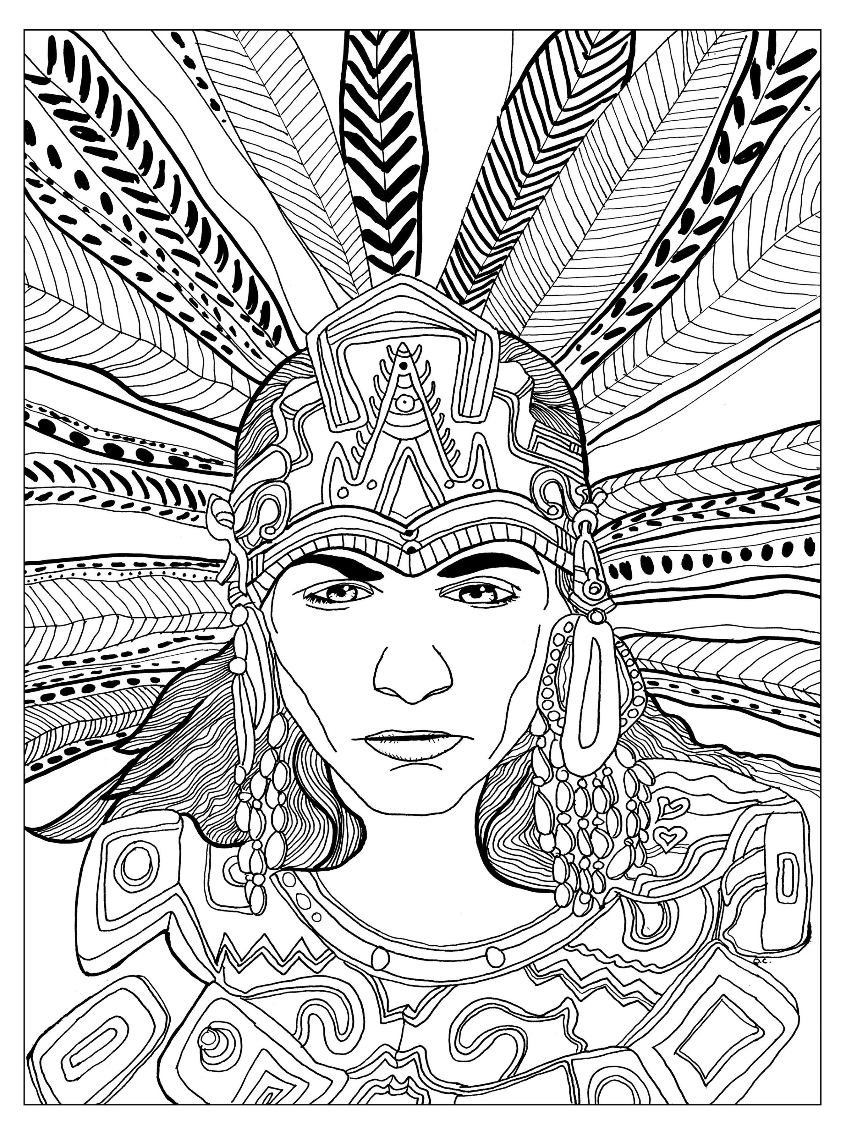 80 Printable Adult Coloring With Markers 91