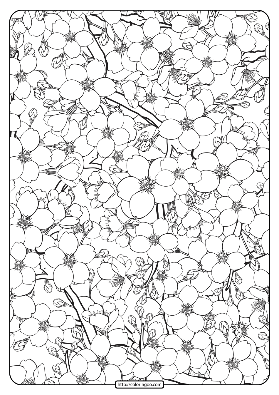 80 Printable Floral Pattern Coloring Pages 10