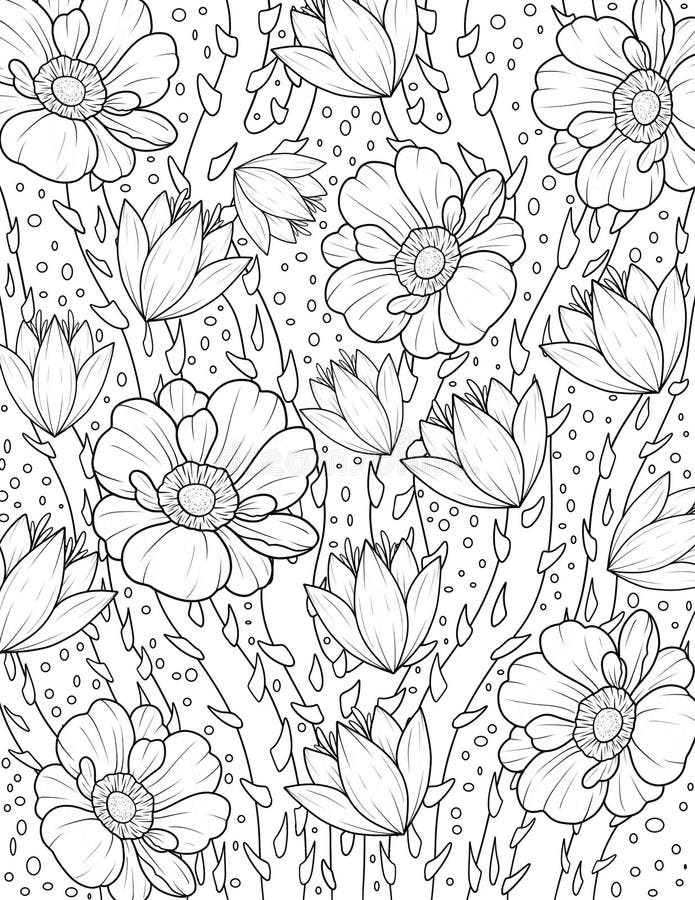 80 Printable Floral Pattern Coloring Pages 11