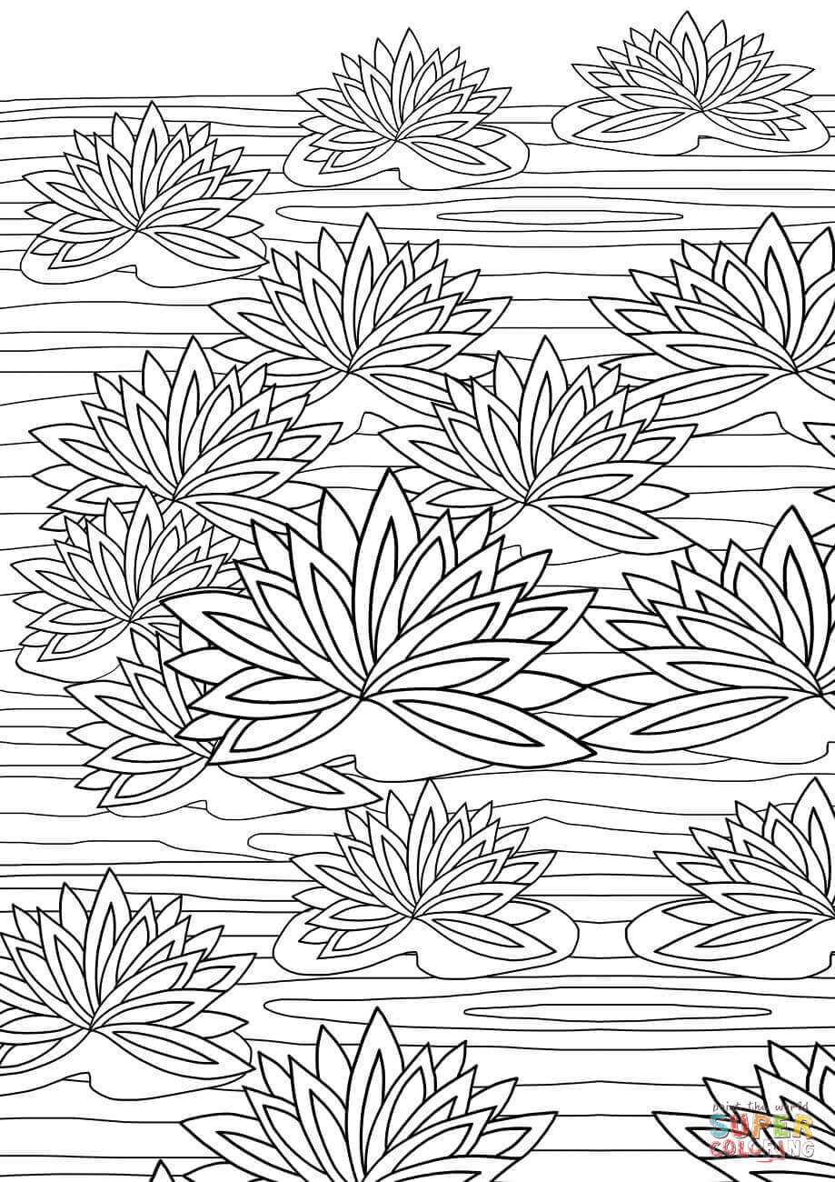 80 Printable Floral Pattern Coloring Pages 22