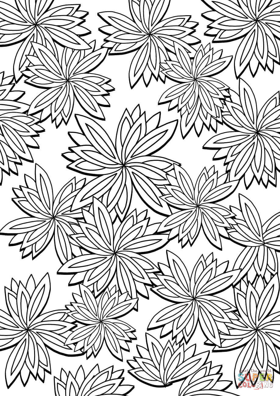 80 Printable Floral Pattern Coloring Pages 30