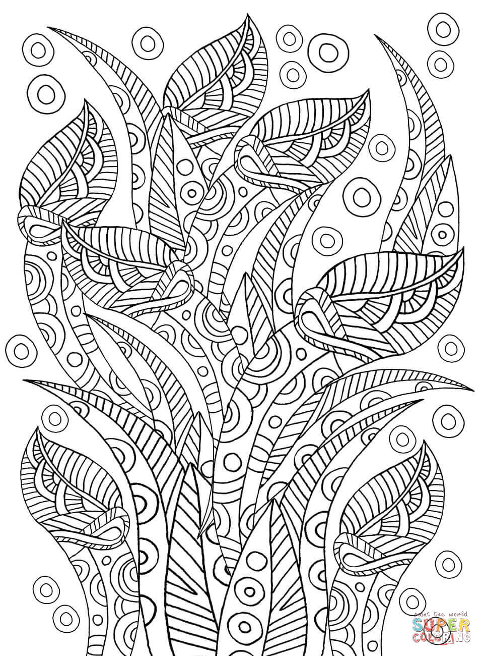 80 Printable Floral Pattern Coloring Pages 39