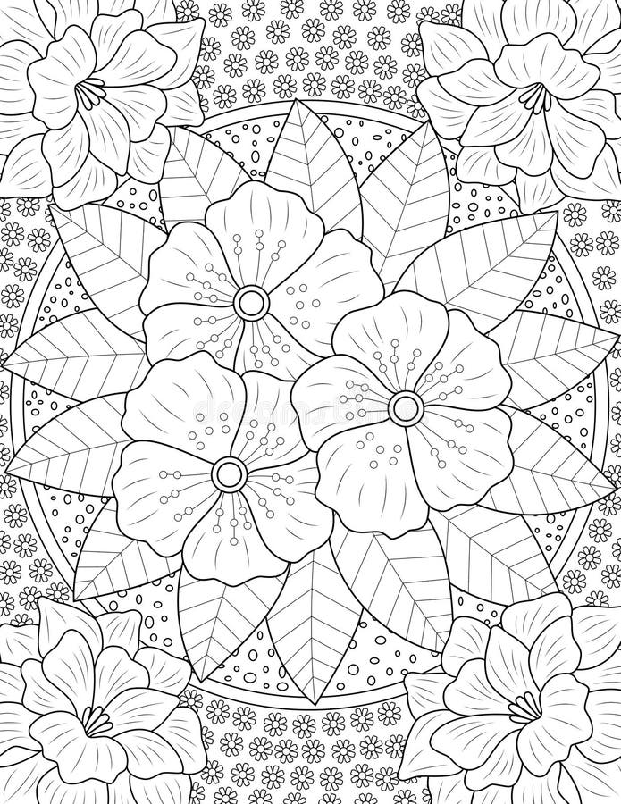 80 Printable Floral Pattern Coloring Pages 57