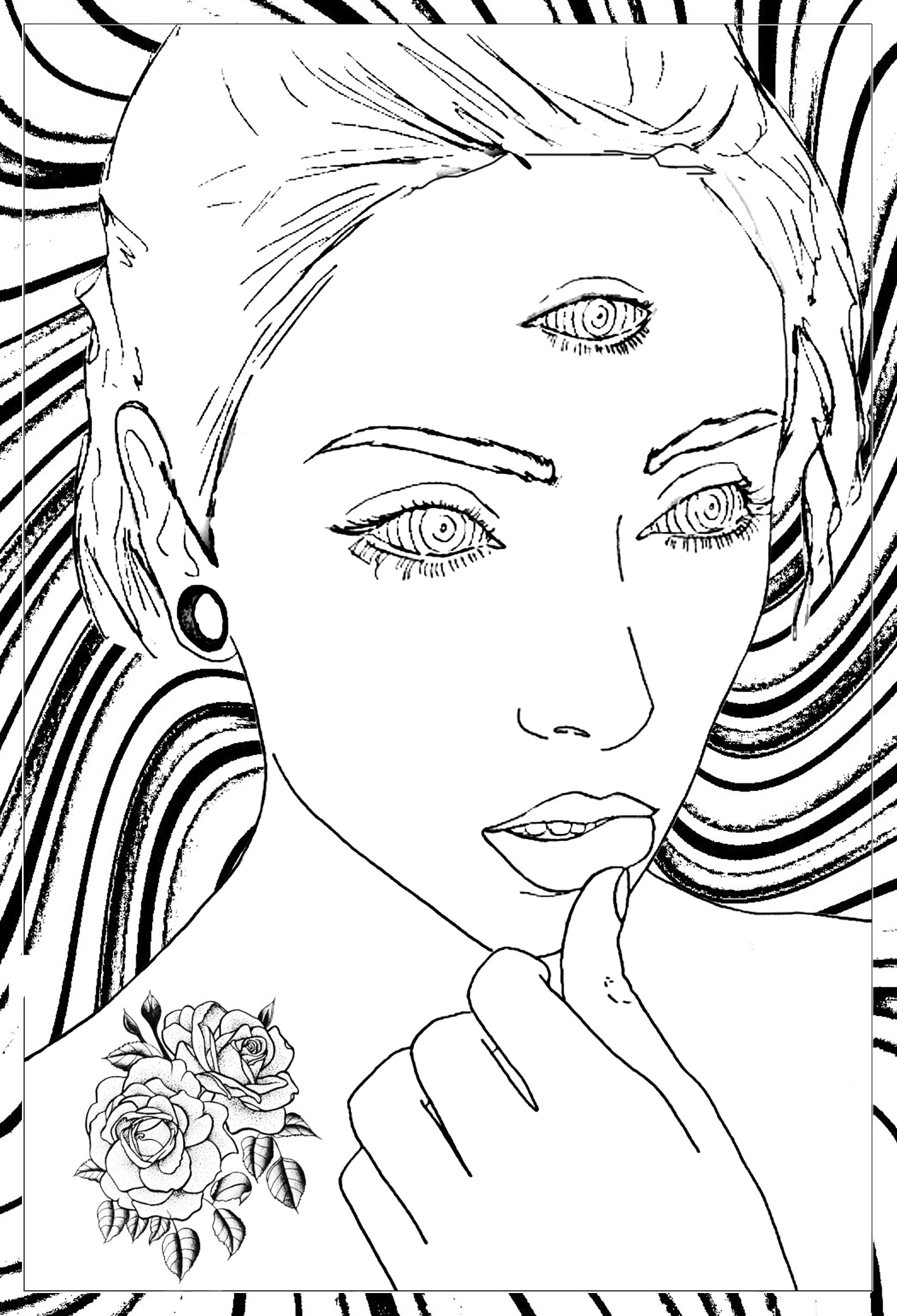 80 Printable Sexy Adult Coloring Pages 34