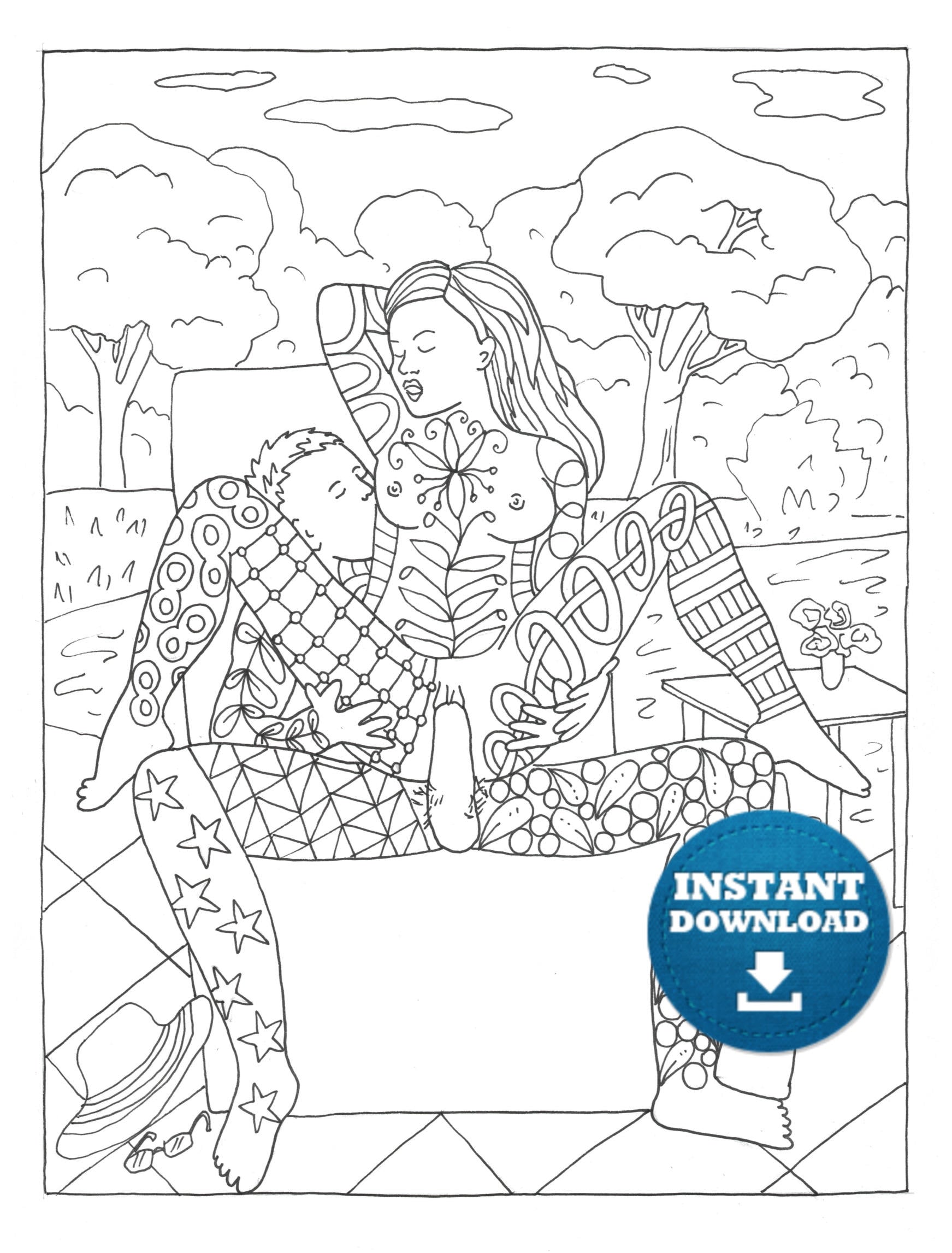 80 Printable Sexy Adult Coloring Pages 4