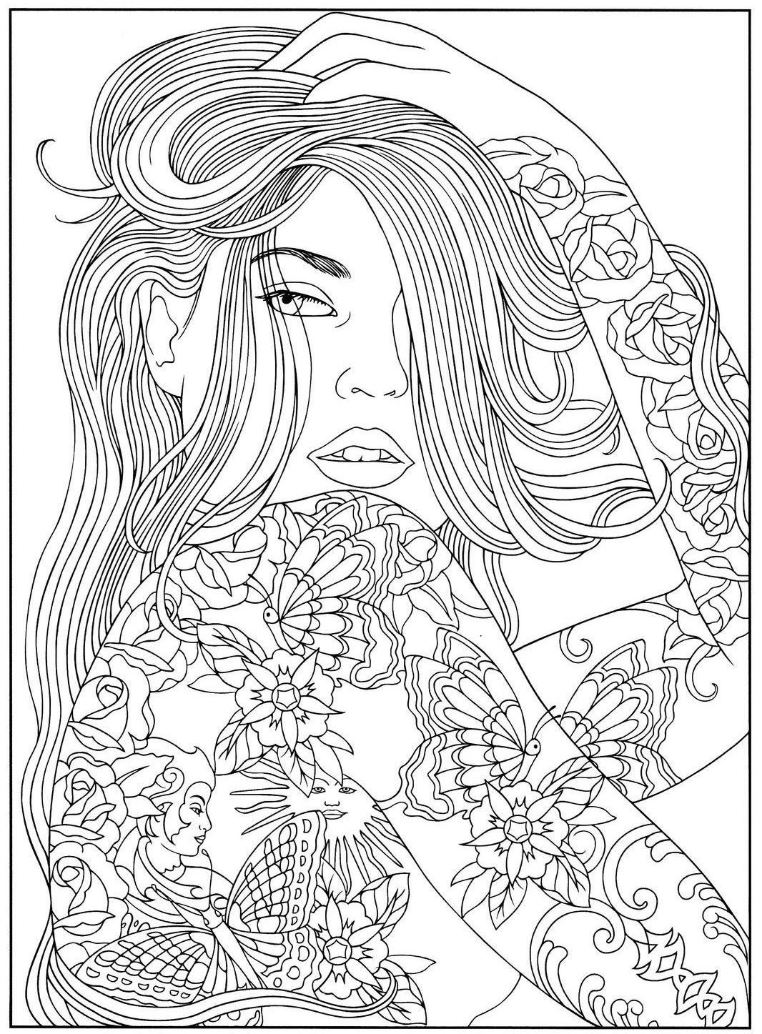 80 Printable Sexy Adult Coloring Pages 72