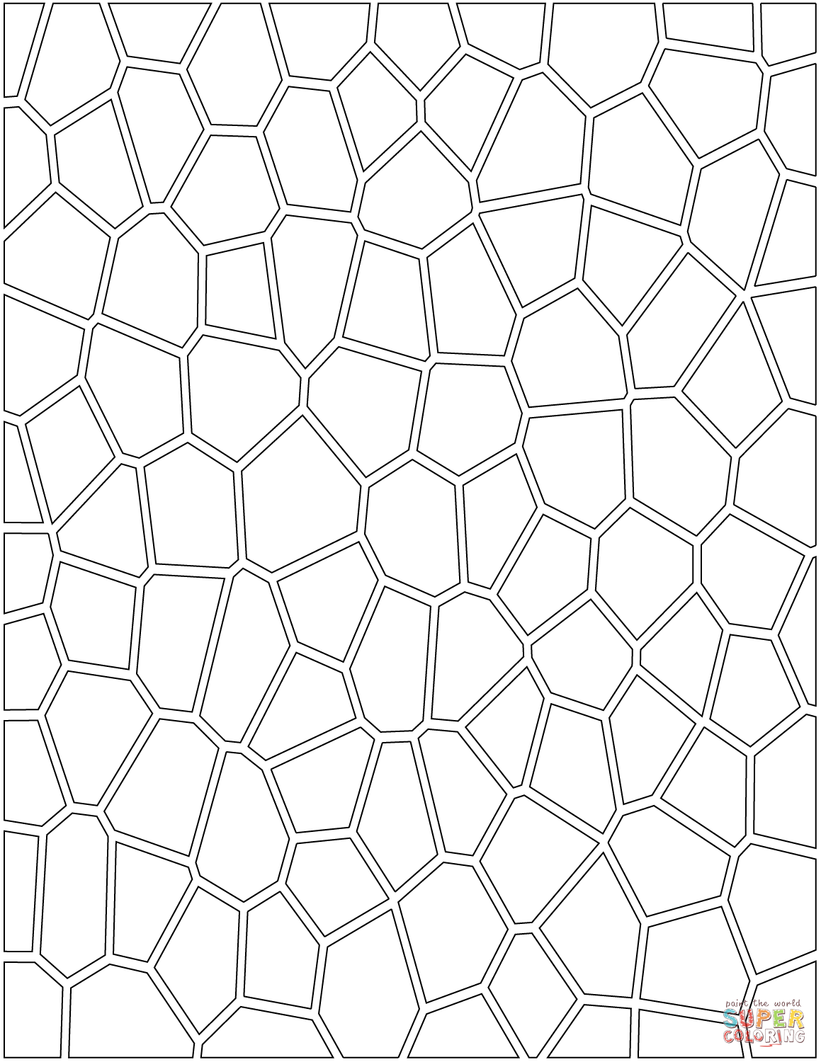 80 Printable Spring Mosaic Coloring Pages 10