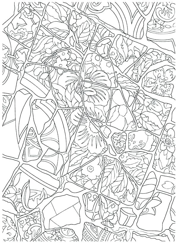 80 Printable Spring Mosaic Coloring Pages 17