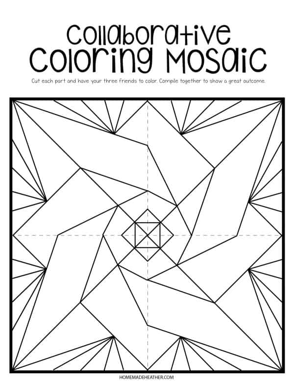 80 Printable Spring Mosaic Coloring Pages 20
