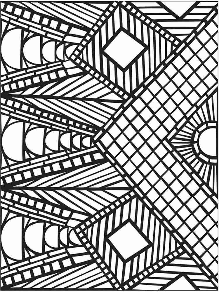 80 Printable Spring Mosaic Coloring Pages 22