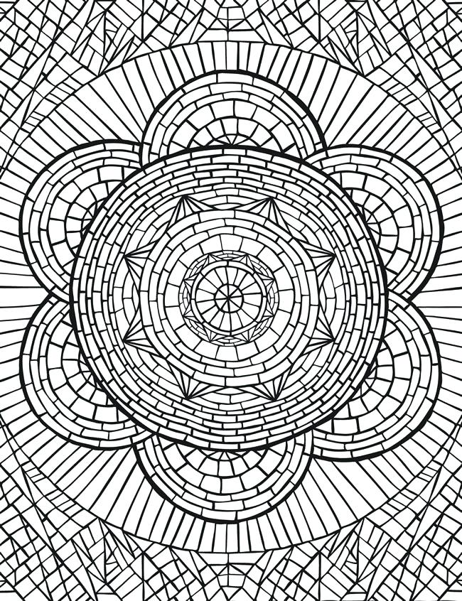 80 Printable Spring Mosaic Coloring Pages 36