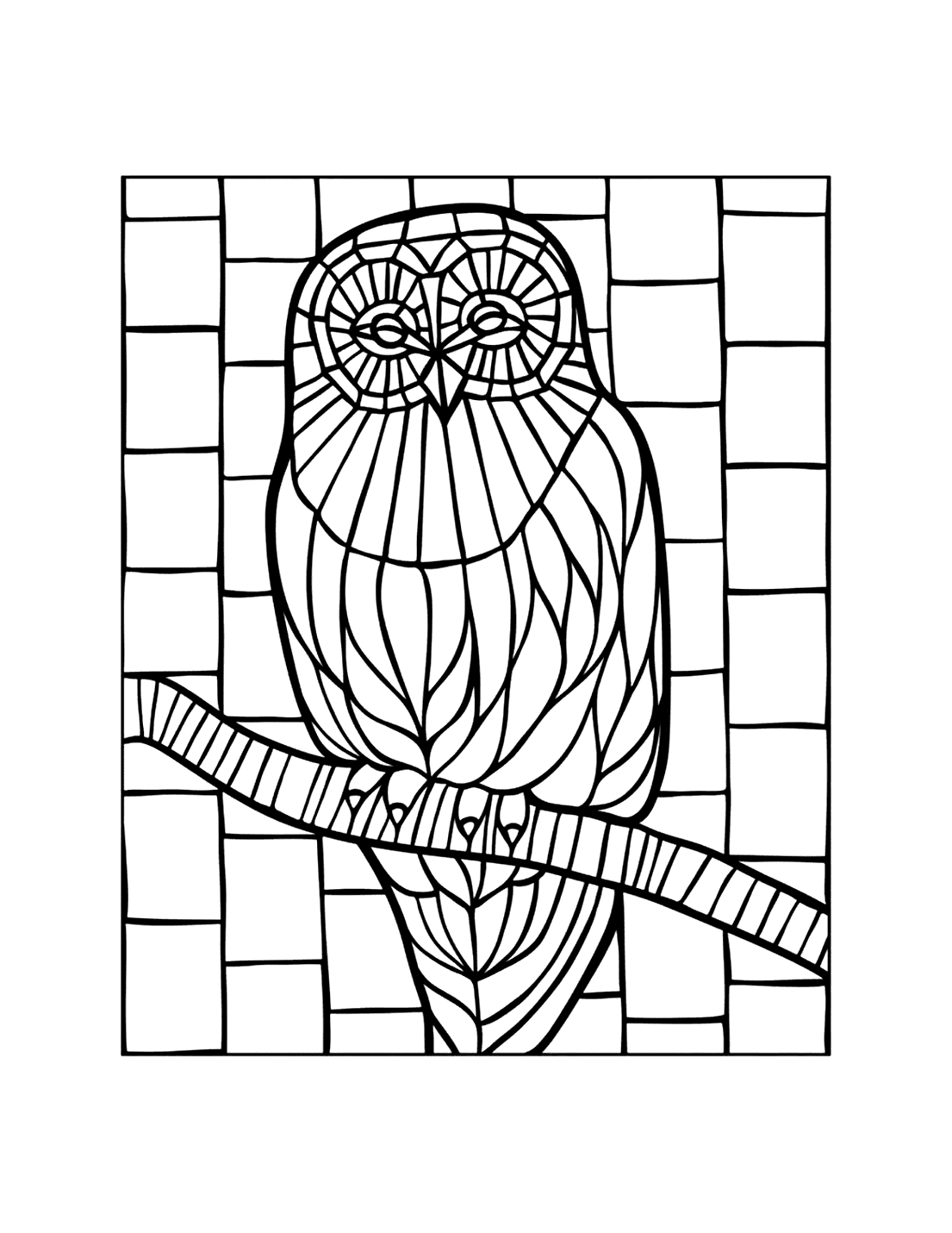 80 Printable Spring Mosaic Coloring Pages 48