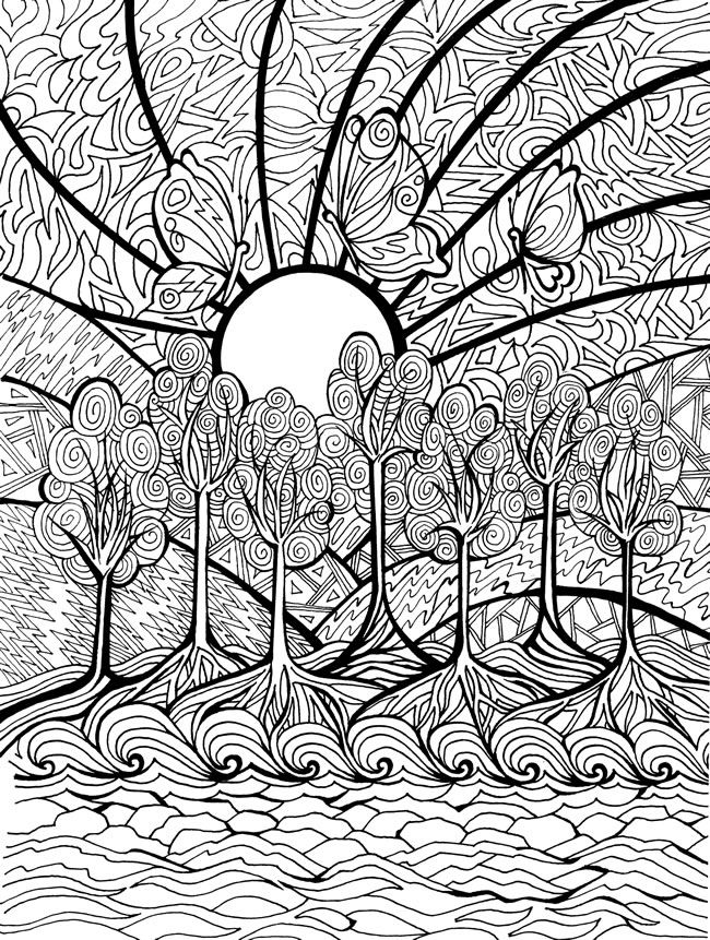 80 Printable Spring Mosaic Coloring Pages 51