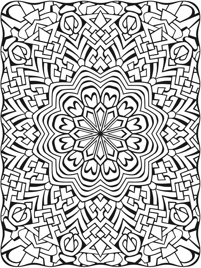 80 Printable Spring Mosaic Coloring Pages 61