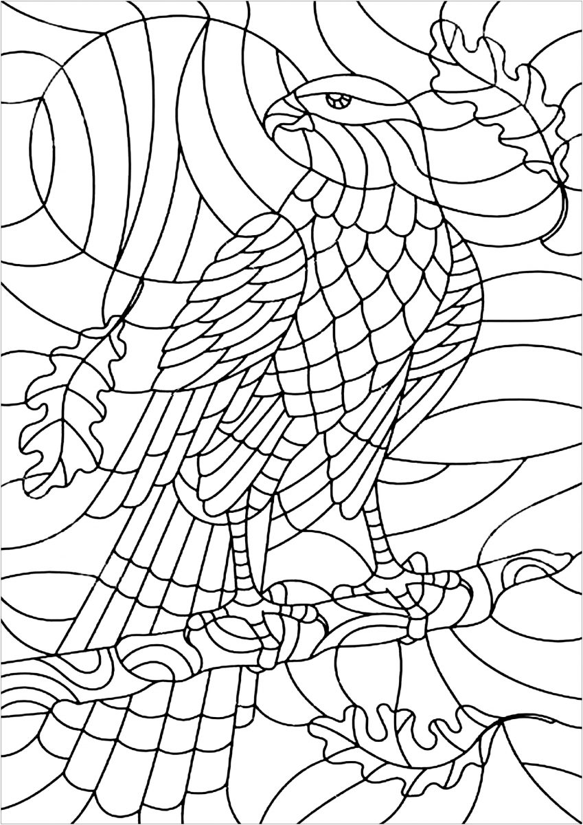 80 Printable Spring Mosaic Coloring Pages 71
