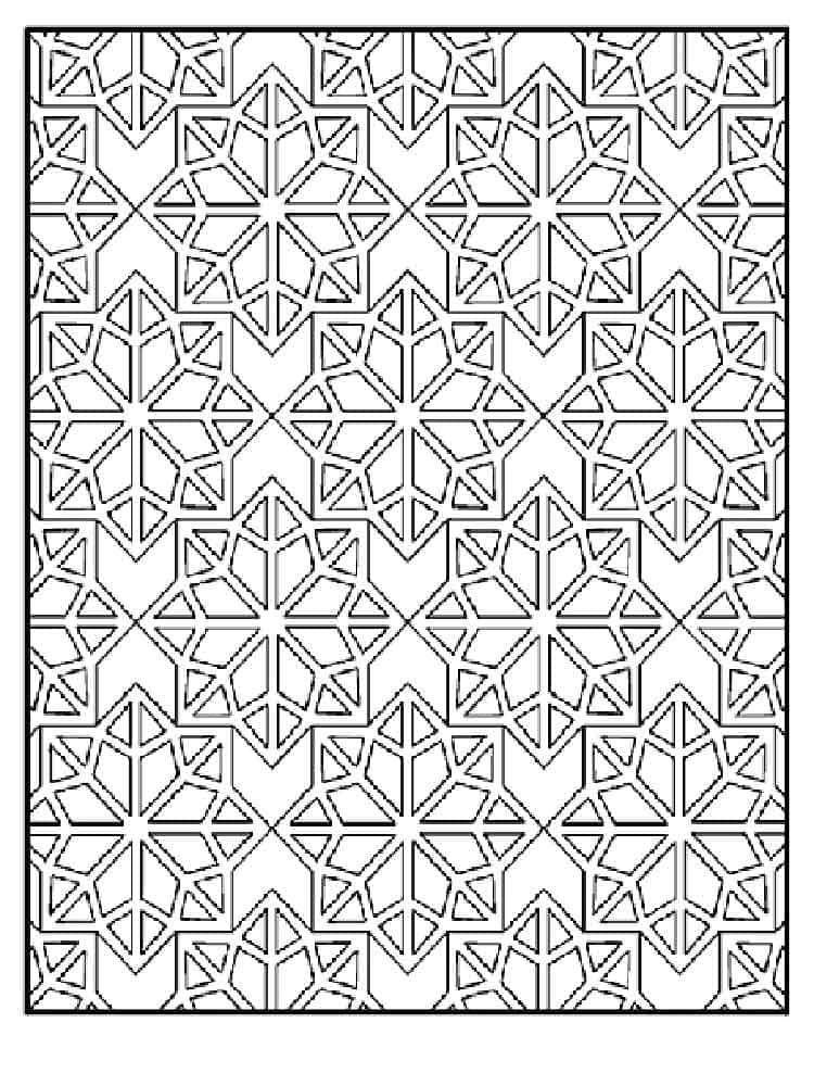 80 Printable Spring Mosaic Coloring Pages 77