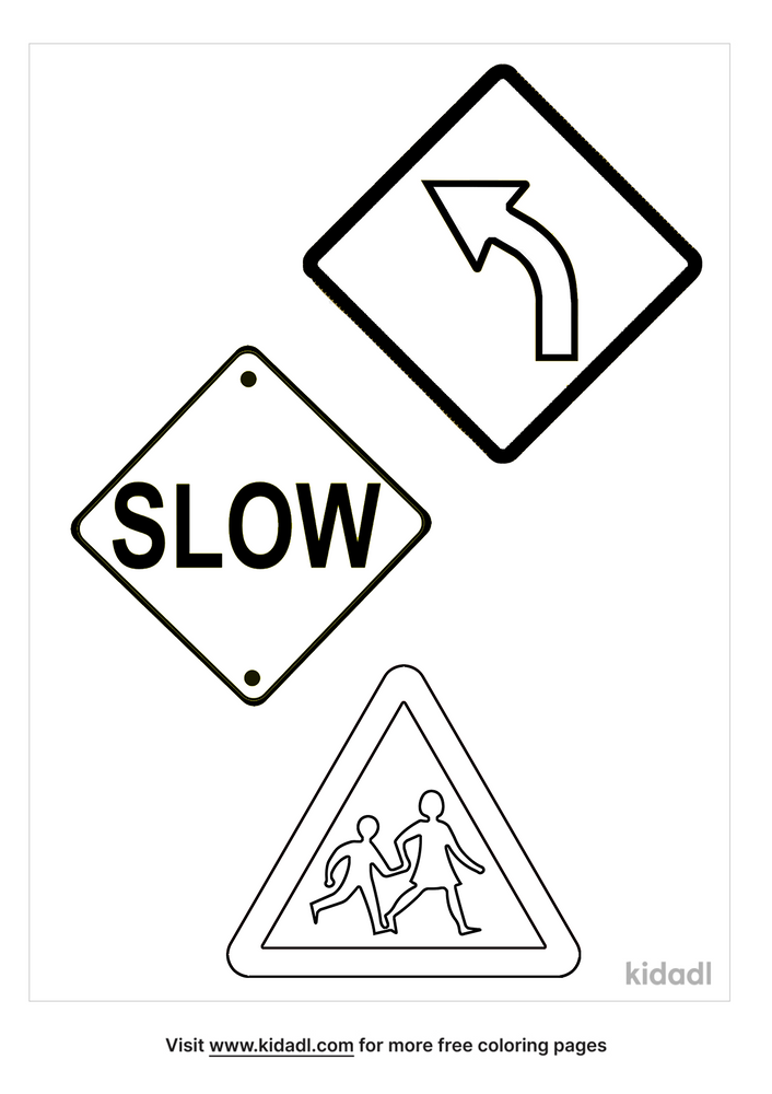 80 Printable Stop Sign Coloring Page 28