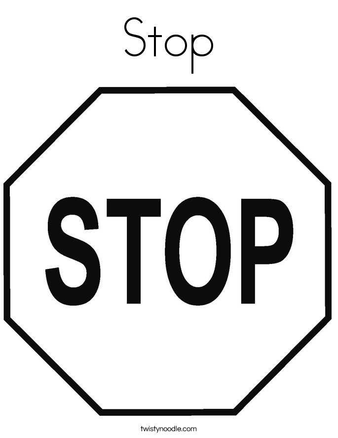 80 Printable Stop Sign Coloring Page 31