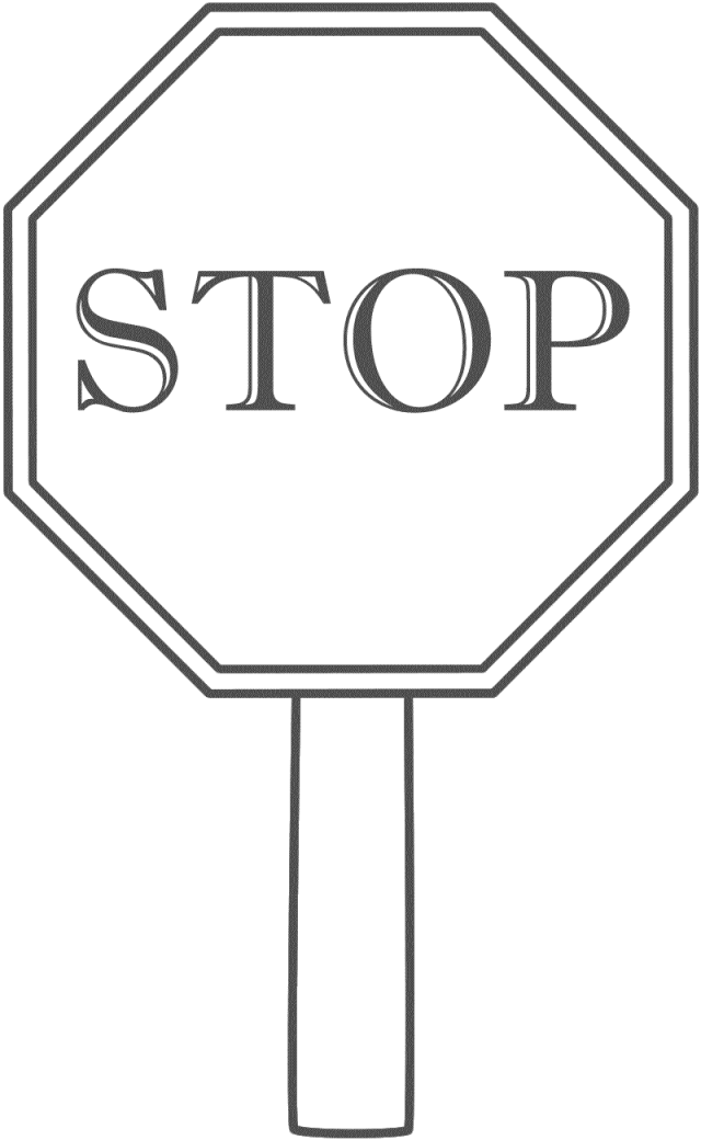 80 Printable Stop Sign Coloring Page 76