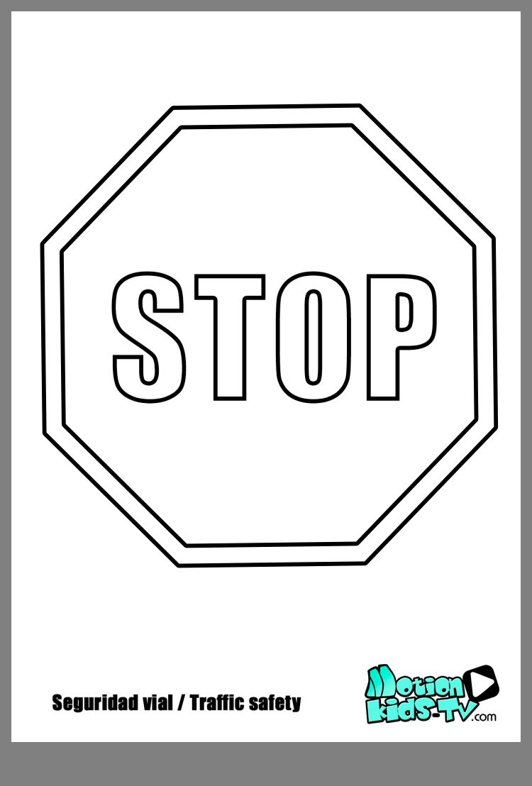 80 Printable Stop Sign Coloring Page 81