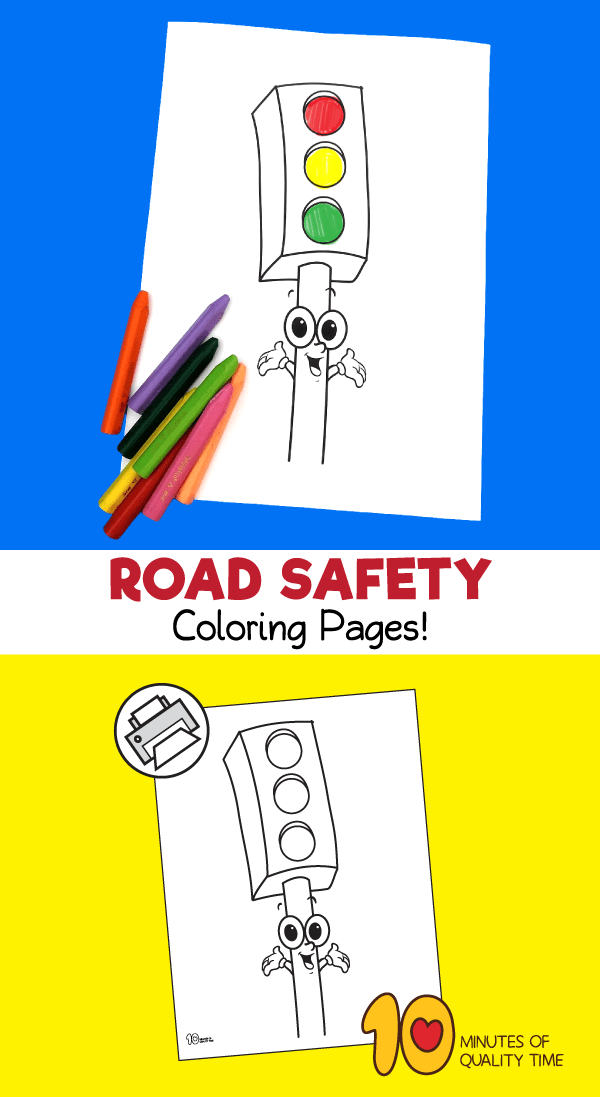 80 Printable Traffic Light Coloring Page 21