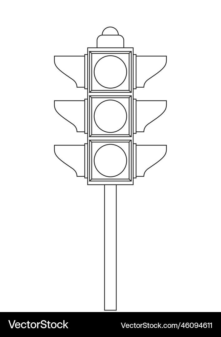 80 Printable Traffic Light Coloring Page 37