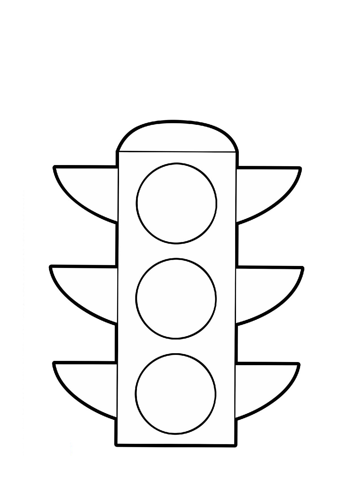 80 Printable Traffic Light Coloring Page 38