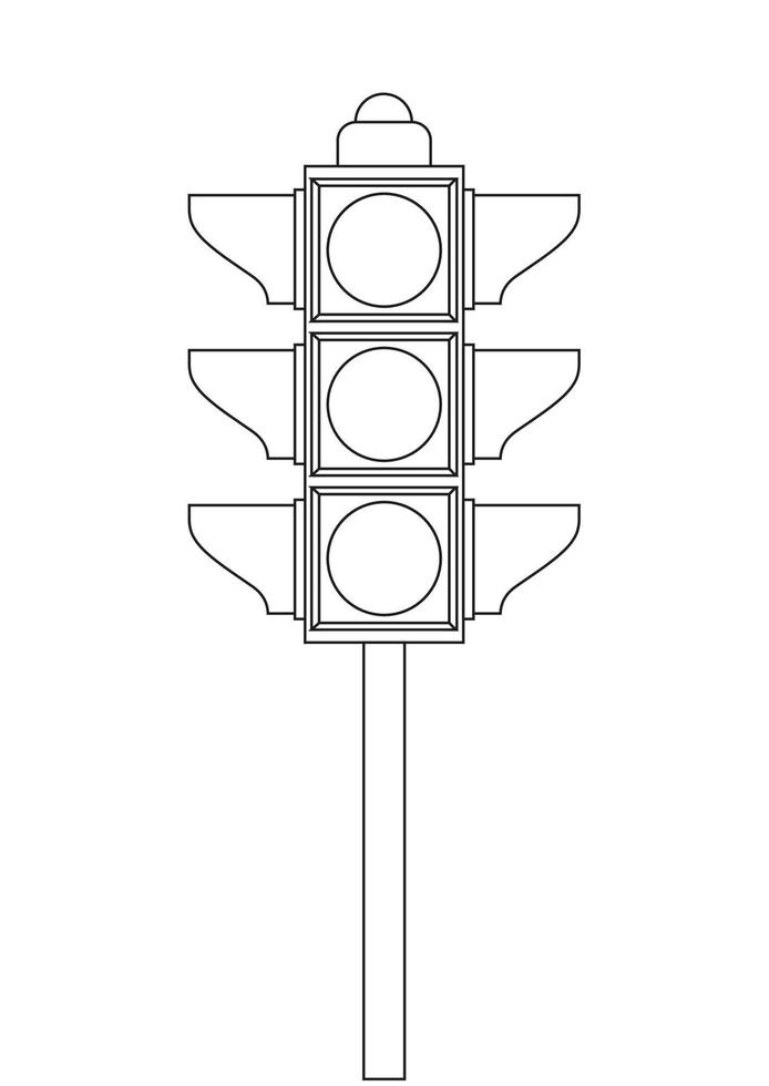 80 Printable Traffic Light Coloring Page 74