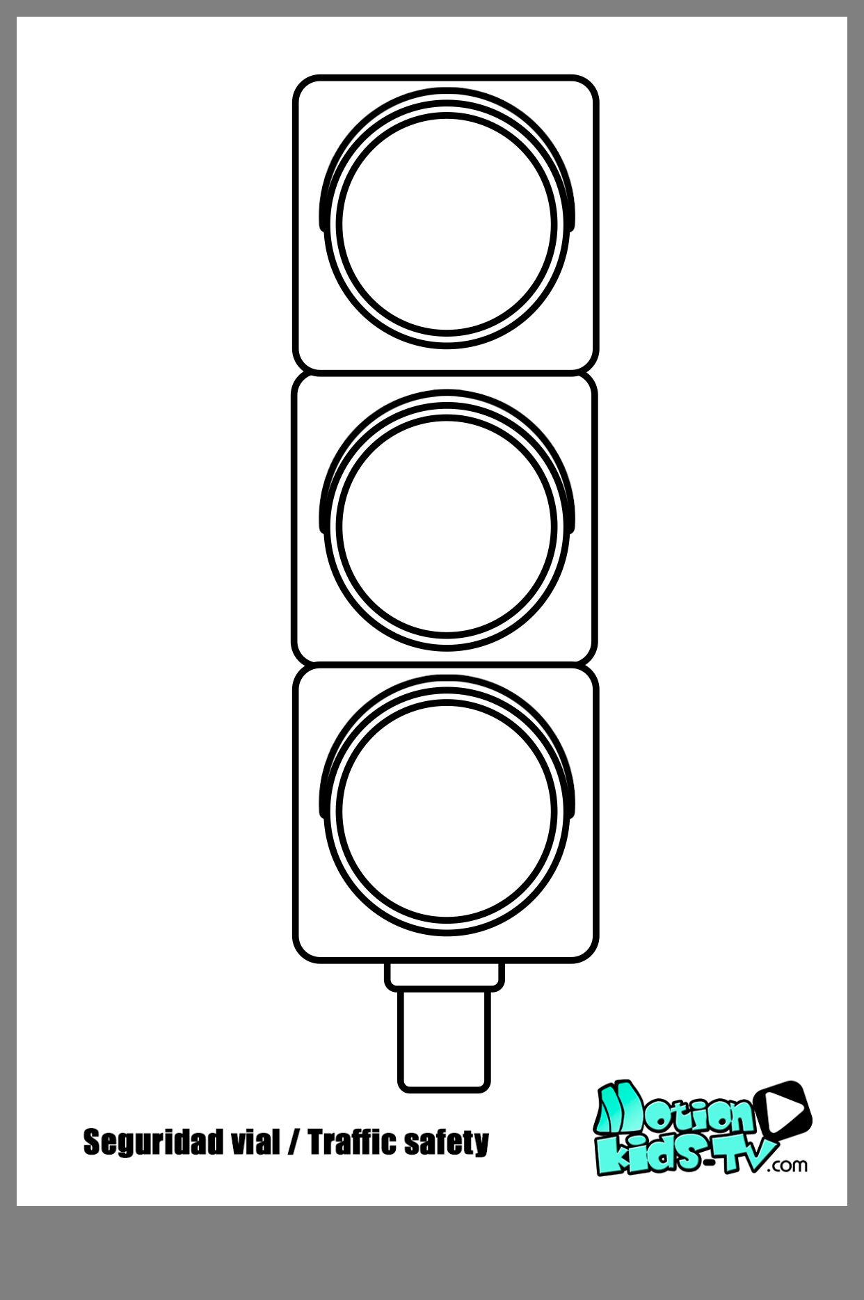 80 Printable Traffic Light Coloring Page 79