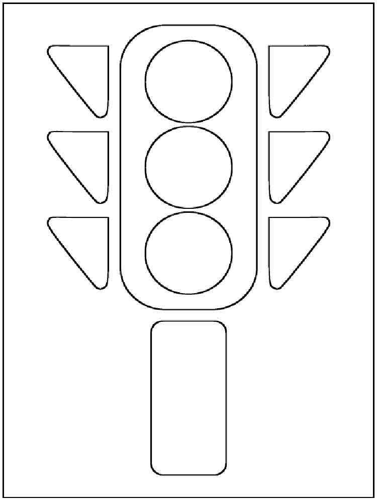 80 Printable Traffic Light Coloring Page 85