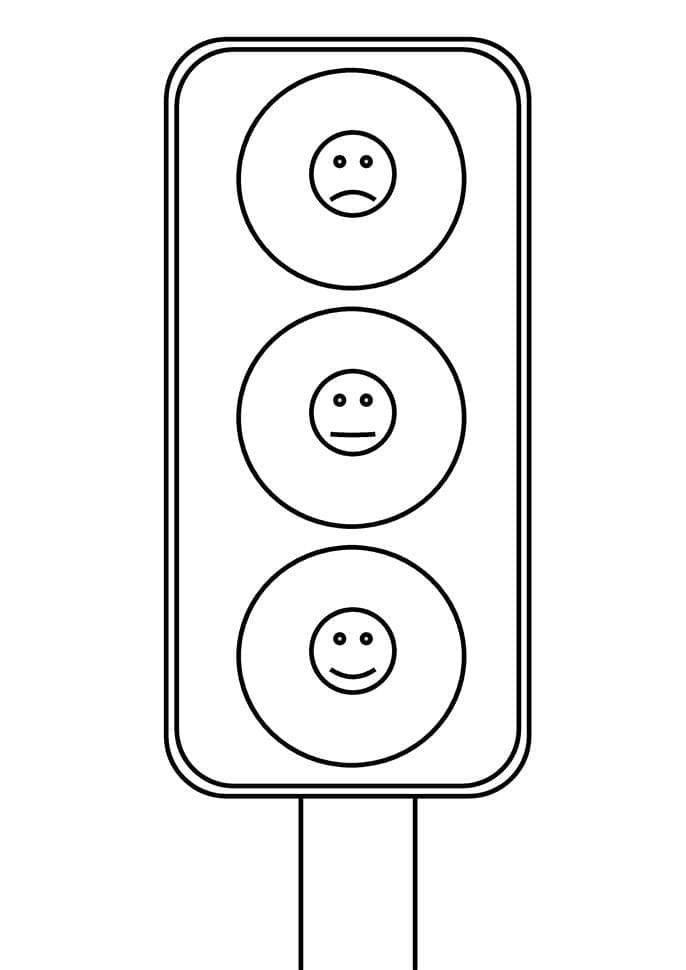 80 Printable Traffic Light Coloring Page 89
