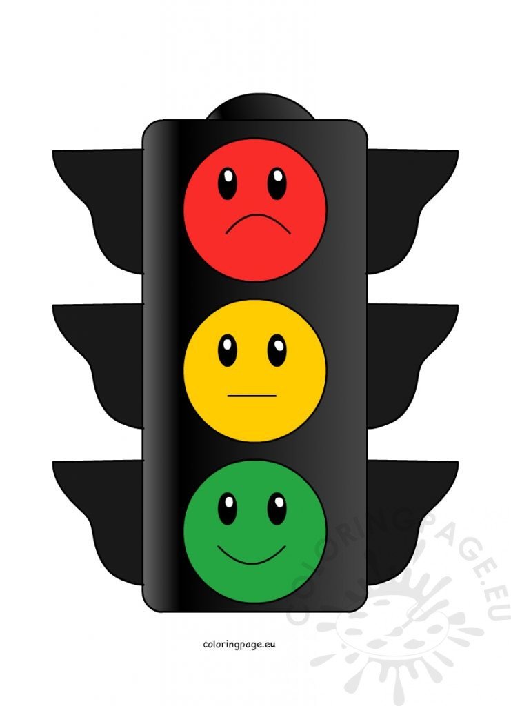 80 Printable Traffic Light Coloring Page 90