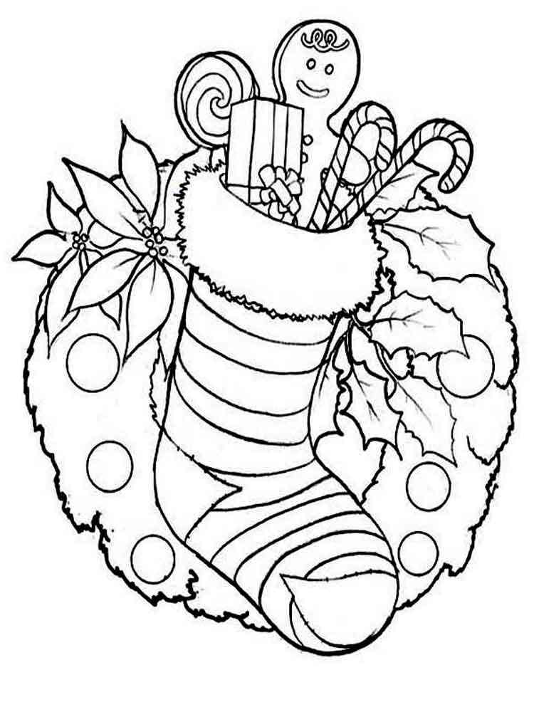 90 Christmas Cards Printable Coloring 12