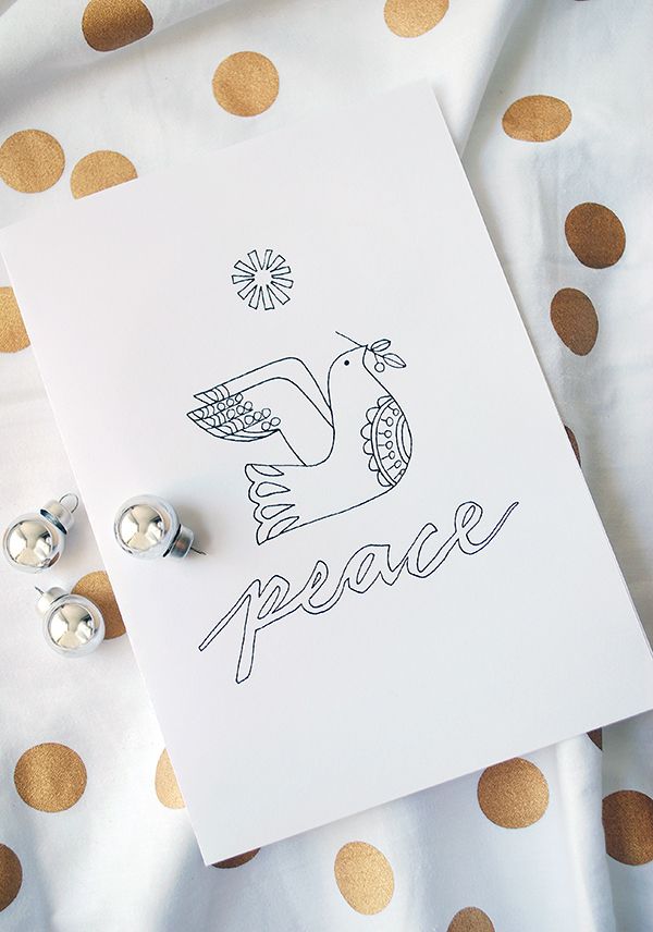 90 Christmas Cards Printable Coloring 32