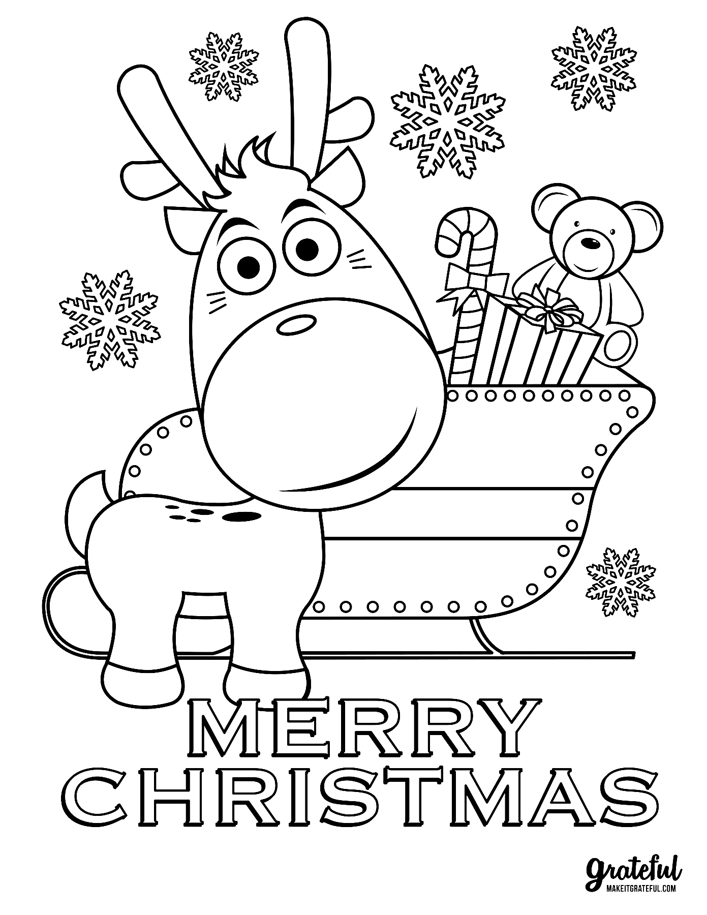 90 Christmas Cards Printable Coloring 37
