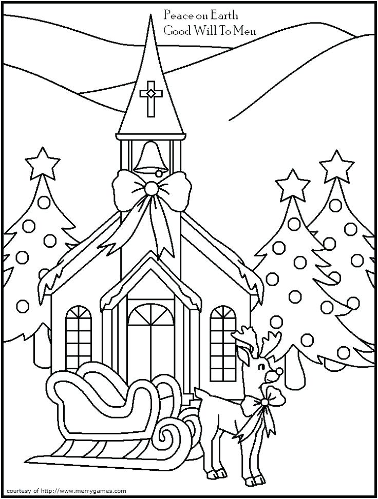 90 Christmas Cards Printable Coloring 39
