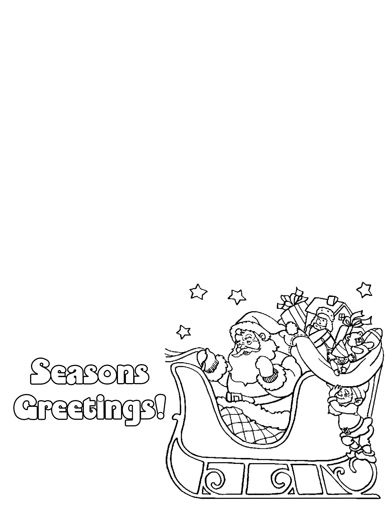 90 Christmas Cards Printable Coloring 61