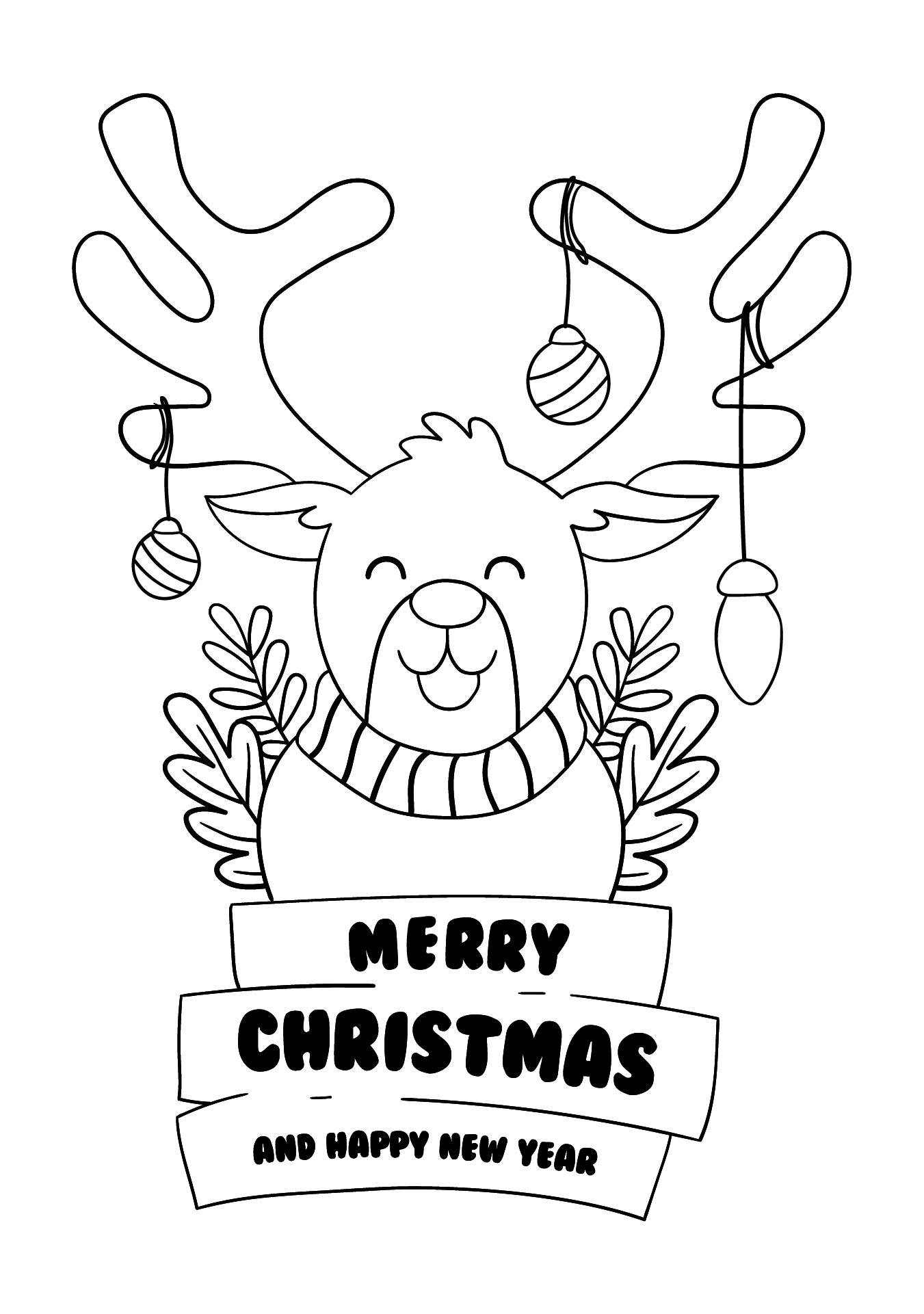 90 Christmas Cards Printable Coloring 64
