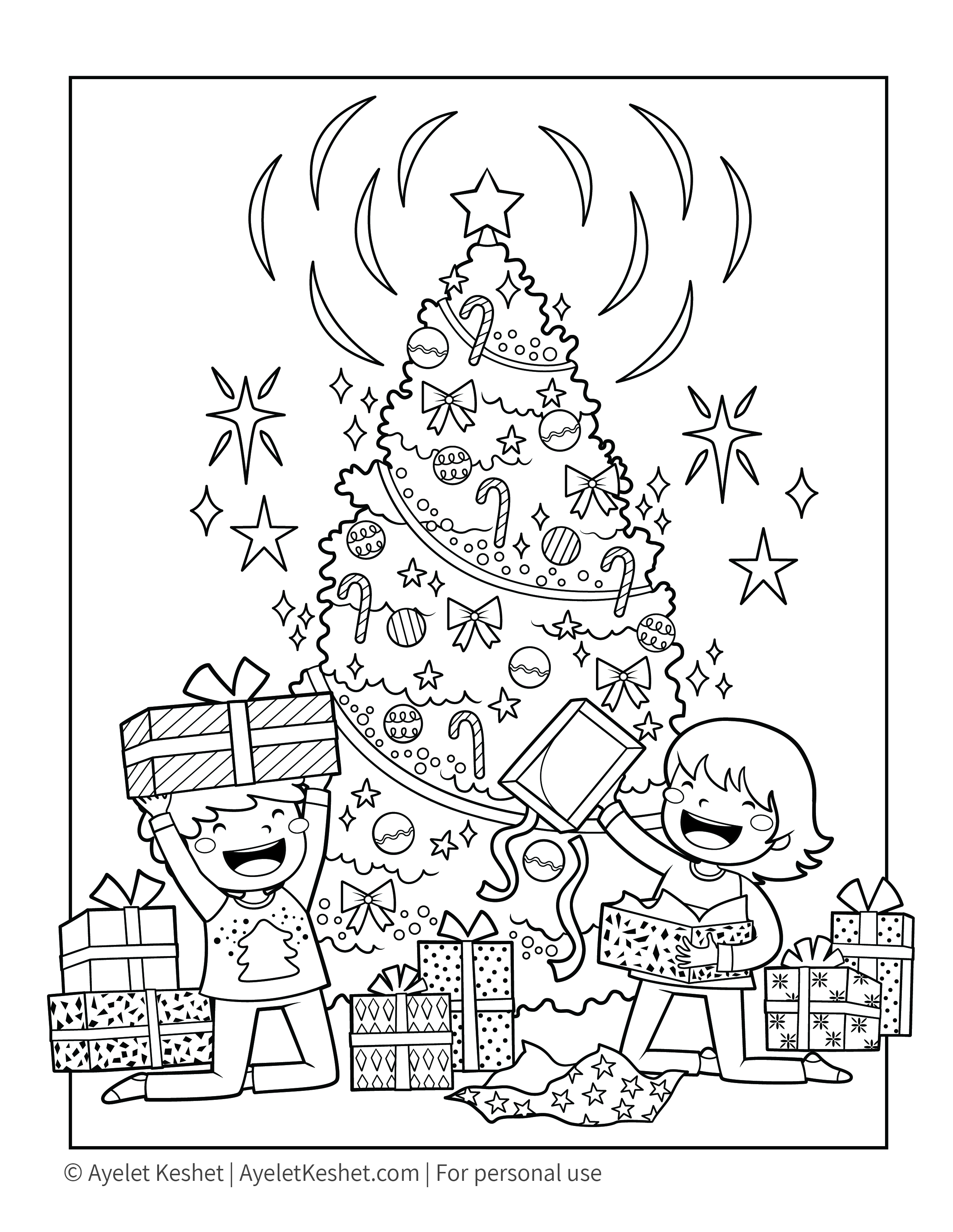 90 Christmas Cards Printable Coloring 74