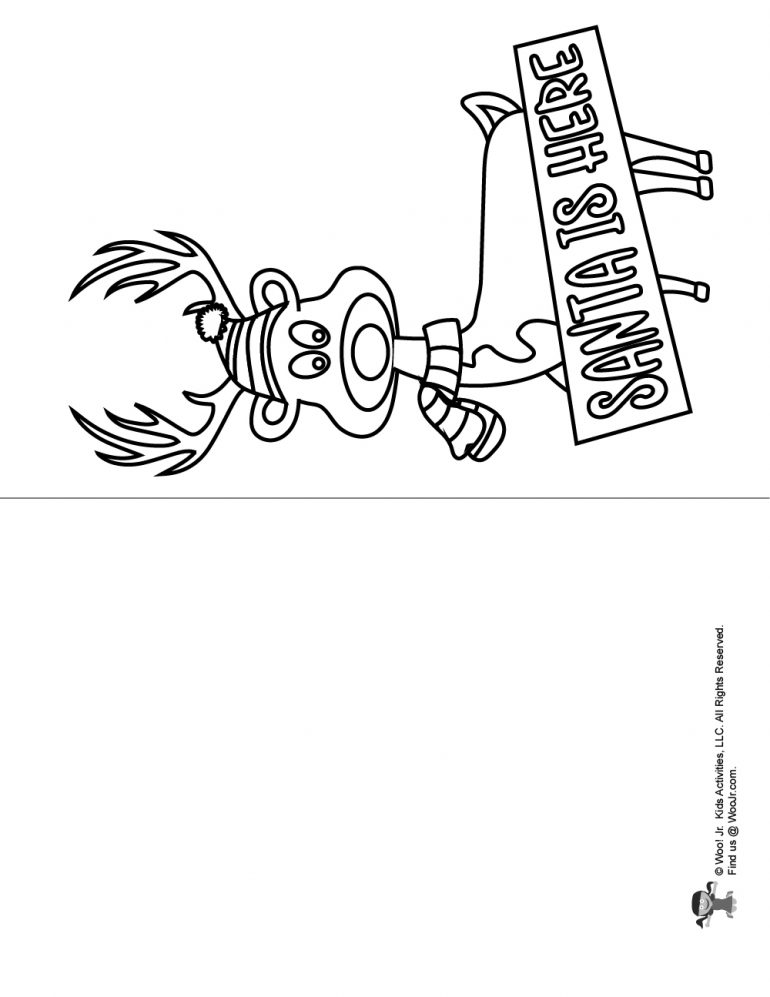 90 Christmas Cards Printable Coloring 76