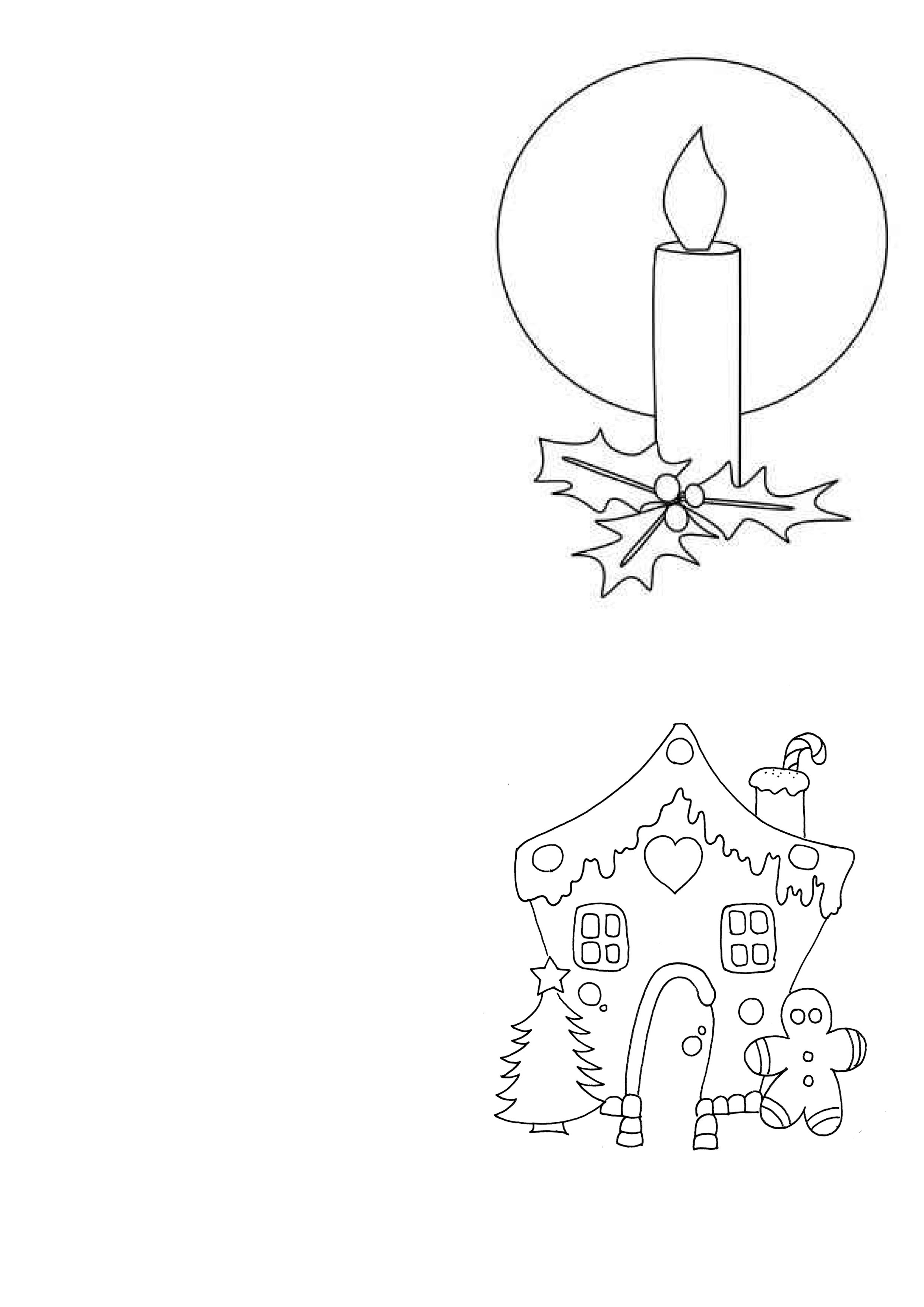 90 Christmas Cards Printable Coloring 78
